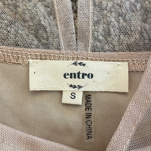 Entro Floral Embroidered Dress - small - Picture 3 of 4